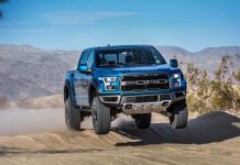 Ford F-150 Raptor trak versi 2019 pengendalian dinaik taraf