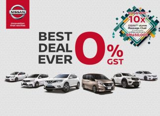 Harga Nissan lebih murah dengan ‘Tawaran Hebat 0% GST’ Raya