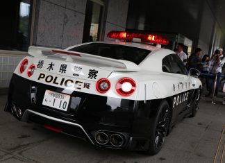 Polis Tochigi, Jepun guna Nissan GT-R