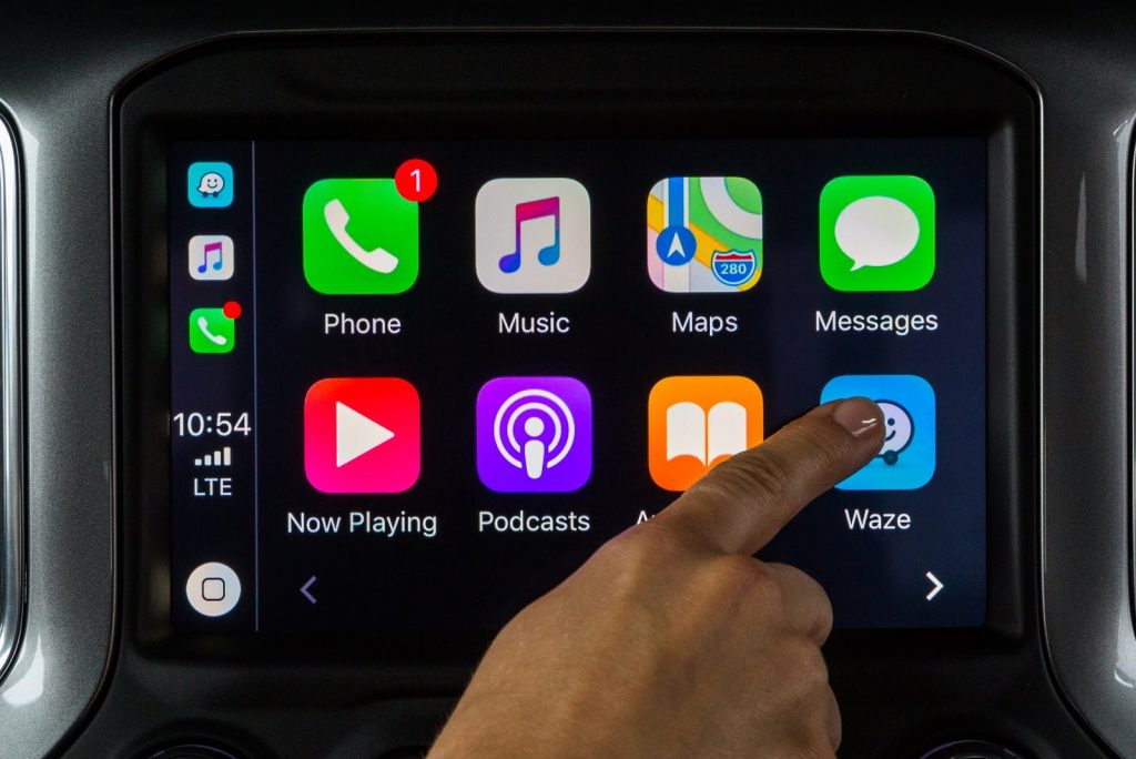 Waze pada Apple CarPlay