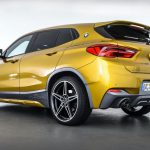 BMW X2 bahagian belakang