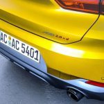 BMW X2 ekzos hitam 2