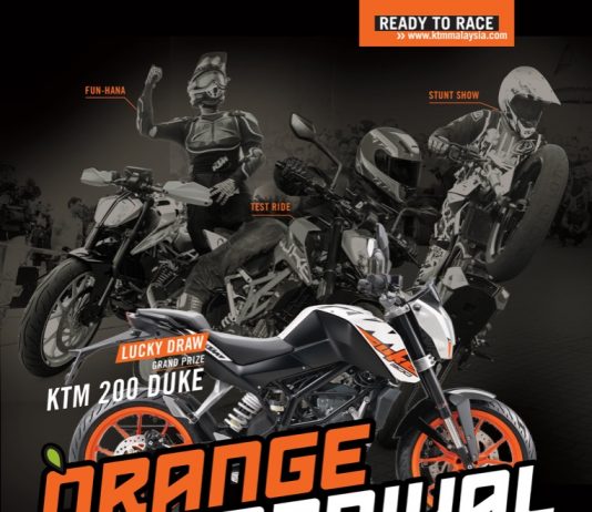 Jom dapatkan KTM 200 DUKE percuma