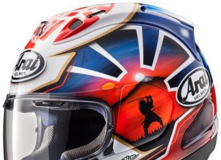 Produk Baru Arai RX-7X PEDROSA SAMURAI SPIRIT BLUE Helmet !!