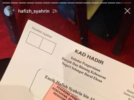 Hafiz Syahrin dianugerahkan Anugerah Darjah Kebesaran Bintang Kegemilangan Sukan