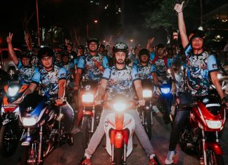 Farid Kamil kena ‘kepung’ 300 mat moto