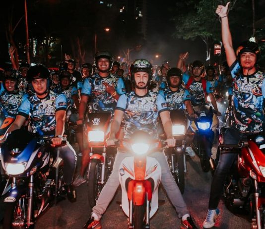 Farid Kamil kena ‘kepung’ 300 mat moto