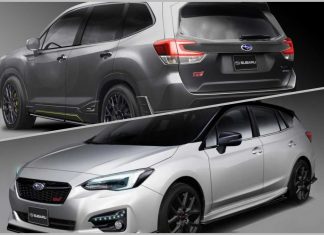 Subaru Forester STI dan Impreza STI tampil karakter lebih sporty