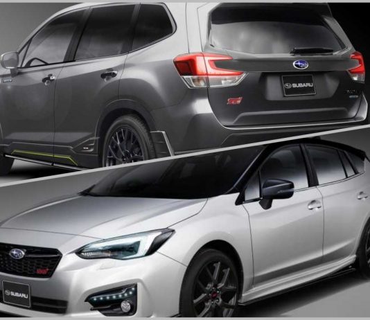 Subaru Forester STI dan Impreza STI tampil karakter lebih sporty