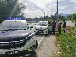 Calon ujian memandu ugut pegawai JPJ dengan pisau