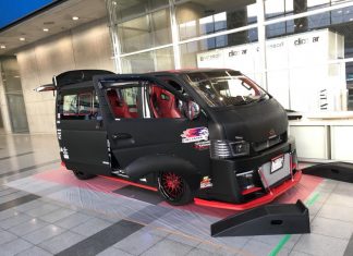 Van yang luar biasa! – Toyota Hiace jantung Nissan GT-R