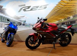 Yamaha R25 2019 dipertonton, pelancaran Mac ini