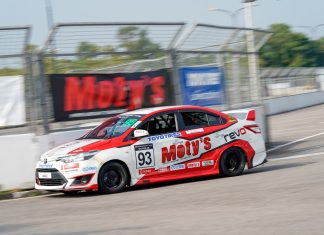 Perlumbaan penuh aksi di Race 2 Toyota Vios Challenge di Stadium Batu Kawan