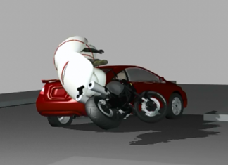 Airbag untuk penunggang motosikal kemungkinan diperkenalkan