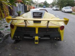 Replika Ferrari LaFerrari dilihat di Malaysia, A untuk usaha lelaki ini!