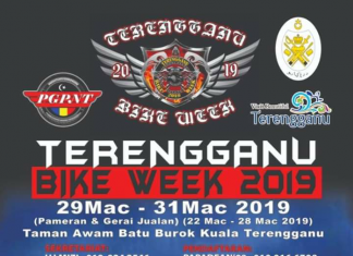 TERENGGANU BIKE WEEK 2019 – 2 hari lagi