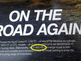 Typo Atau Model Baru: BMW F850 RS?