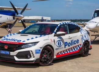 Polis NSW dedahkan kereta polis Civic Type-R terbaharu