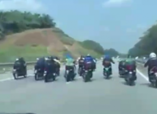 Salah laku penunggang motosikal, adakah kurang kesedaran atau memang sengaja?