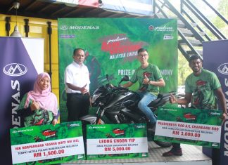 Pemenang Pulsar Dareventure bawa pulang hadiah utama Modenas Pulsar NS200