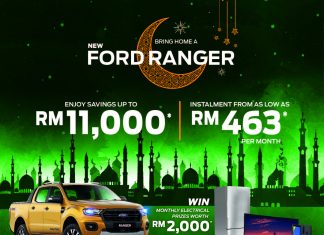Ford Ranger baharu, dapat penjimatan hingga RM11,000