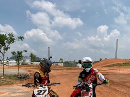 Hafizh Syahrin berlatih tunggang motorcross guna jentera sendiri