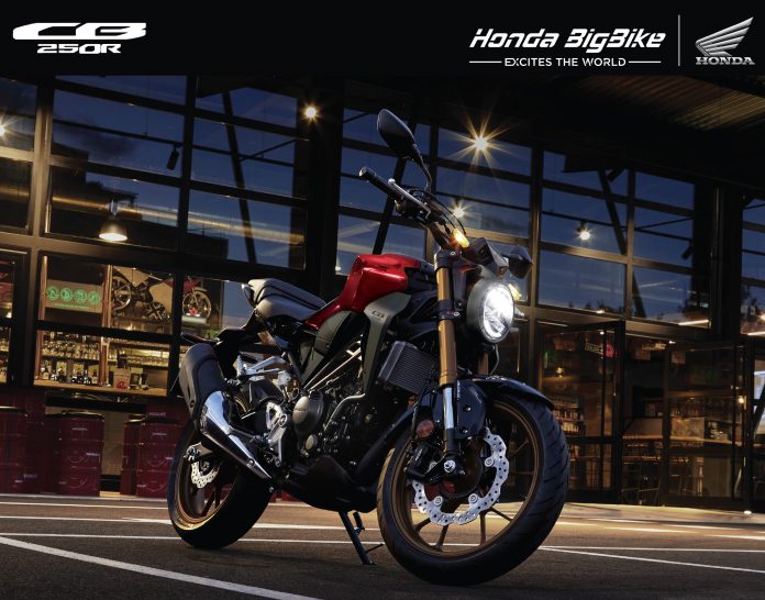 Warna baru Honda CB250R - Candy Kromosmfera Merah