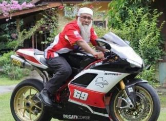 Bikers tertua di Malaysia terbabit dalam kemalangan