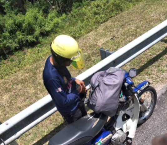Tunggang Kapcai dari Jauh Tapi Kena Tipu