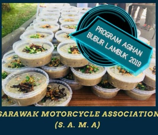 Pengagihan Bubur Lambuk Oleh SAMA