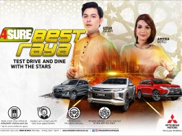 Mahu makan malam dengan artis? Pandu uji model Mitsubishi hari ini!