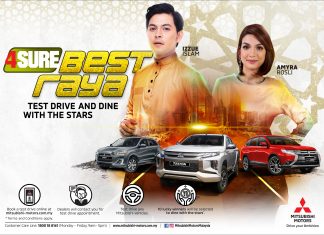 Mahu makan malam dengan artis? Pandu uji model Mitsubishi hari ini!