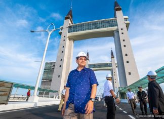 Jambatan Angkat (Drawbridge) Terengganu dibuka 2 Jun Jambatan angkat - drawbridge