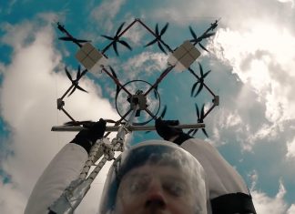 Drone penyelamat ini boleh angkat manusia drone penyelamat