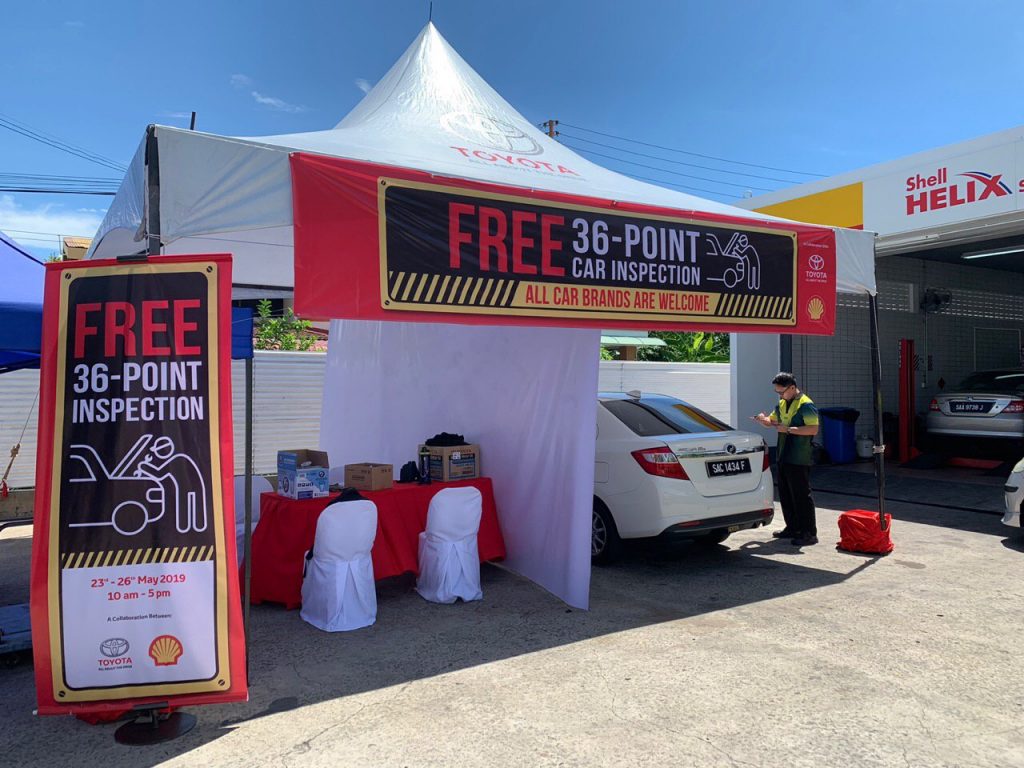 Toyota & Shell tawar pemeriksaan percuma - free inspection