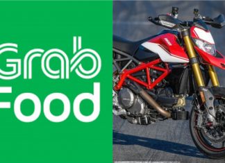 Guna superbike ducati buat “grabfood”