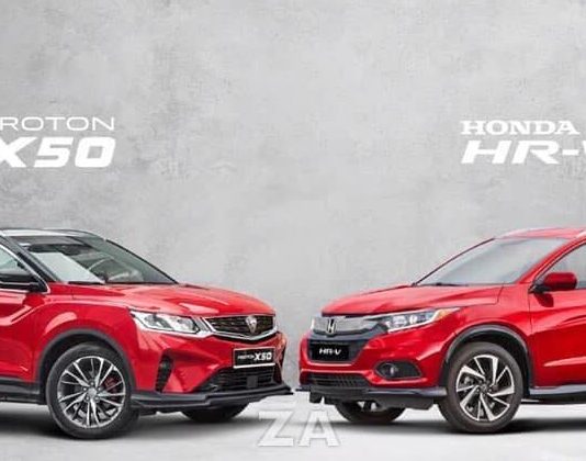8 perbandingan utama Proton X50 dengan Honda HR-V perbandingan proton x50 vs honda hr-v