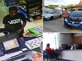 Kereta Honda dinaiki samseng rupanya dicuri, guna nombor plat palsu samseng jalanan