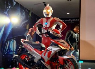 Y15ZR Ultraman edisi terhad untuk rider yang ingin kelainan Yamaha Y15ZR Ultraman