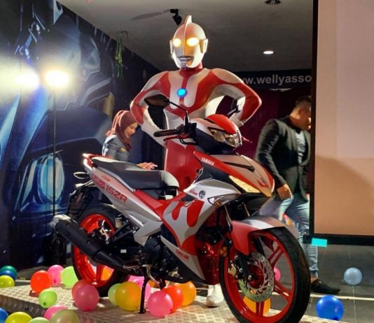 Y15ZR Ultraman edisi terhad untuk rider yang ingin kelainan Yamaha Y15ZR Ultraman