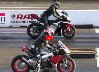 Yamaha R1 atau Aprilia RSV4 Factory 1100, siapa yang paling yang paling laju di litar drag?