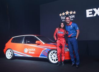 Caltex memacu pemanduan terpantas ke puncak Gunung Doi Chang