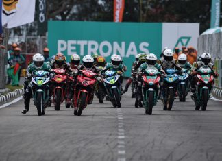 Yamaha Y15ZR sapu bersih perlumbaan CUB PRIX Pontian Cub Prix