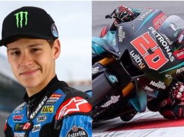 Fabio Quartararo lega banyak selekoh kiri di Sachsenring Fabio Quartararo