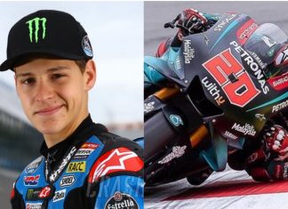 Fabio Quartararo lega banyak selekoh kiri di Sachsenring Fabio Quartararo
