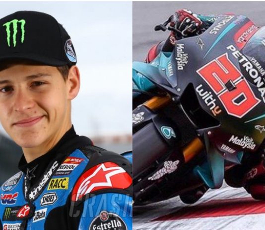 Fabio Quartararo lega banyak selekoh kiri di Sachsenring Fabio Quartararo