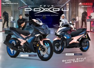 Edisi Doxou untuk Y15ZR dan NVX 155 beri lebih kelainan