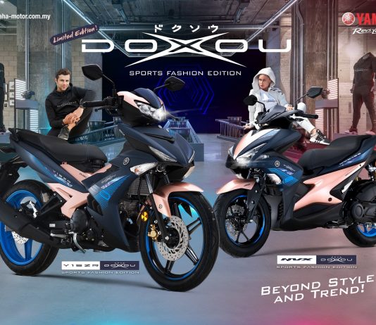 Edisi Doxou untuk Y15ZR dan NVX 155 beri lebih kelainan