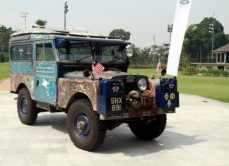 Land Rover “old skool” berekspedisi pulang ke Oxford