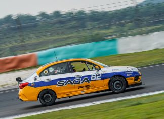 Proton Saga R3 masuk perlumbaan kali pertama, terus podium!
